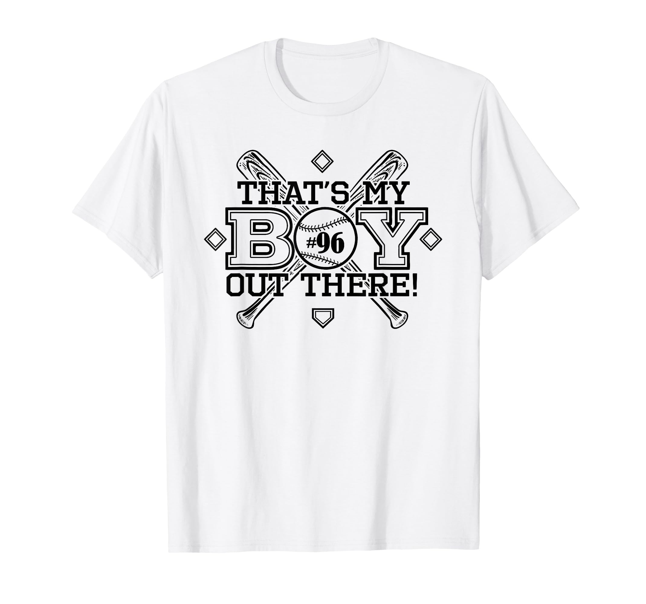 Baseball Mom Dad Thats My Proud Parent T-Shirt - Graphic Print Men Women - T-Shirt, Sweatshirt, Hoodie