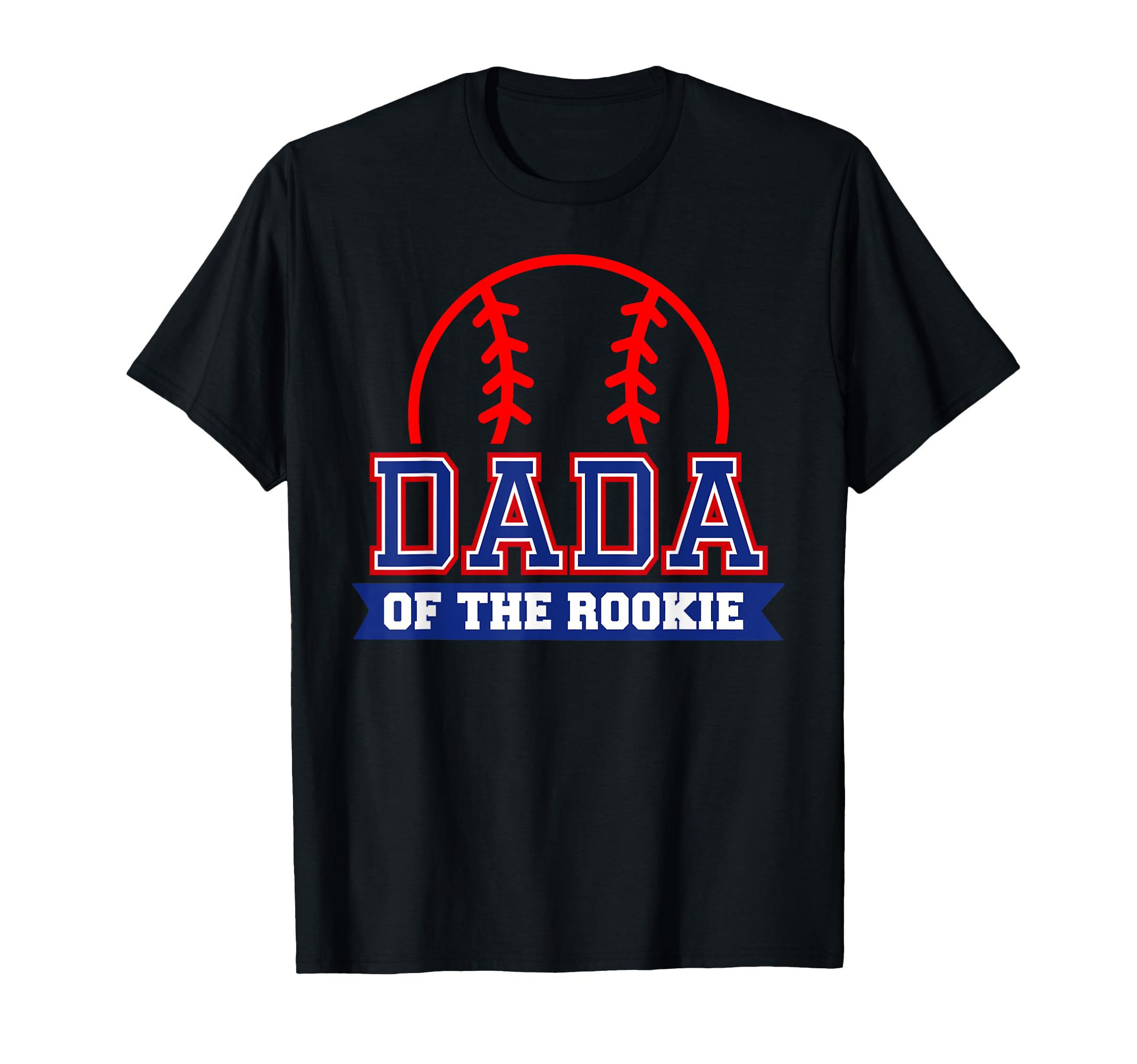 Dada Rookie 1St Birthday Baseball Theme T-Shirt - Graphic Print for Adults - T-Shirt, Sweatshirt, Hoodie