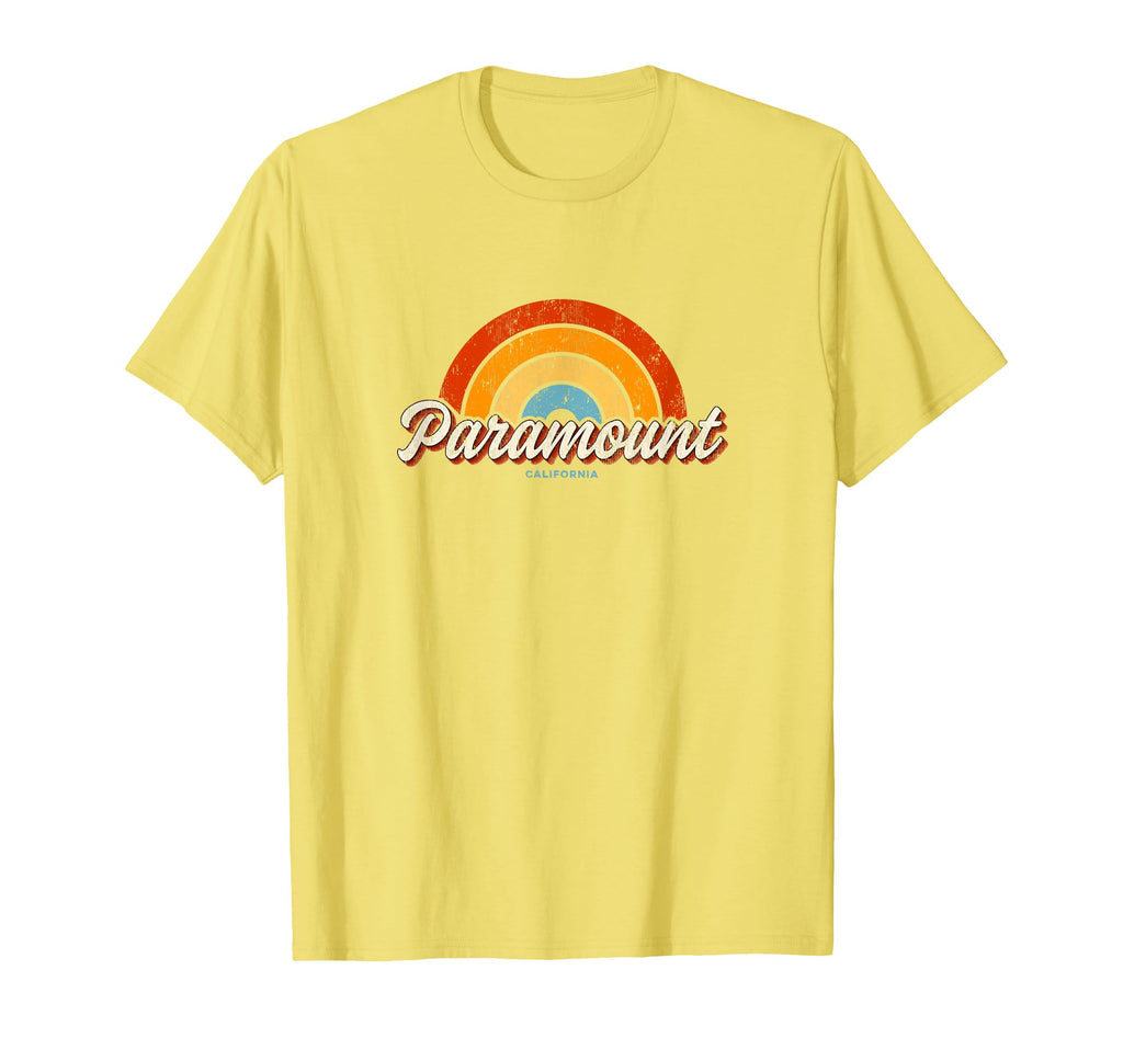 Paramount California Ca Rainbow 70S T-Shirt - Graphic Print for Adults - T-Shirt, Sweatshirt, Hoodie