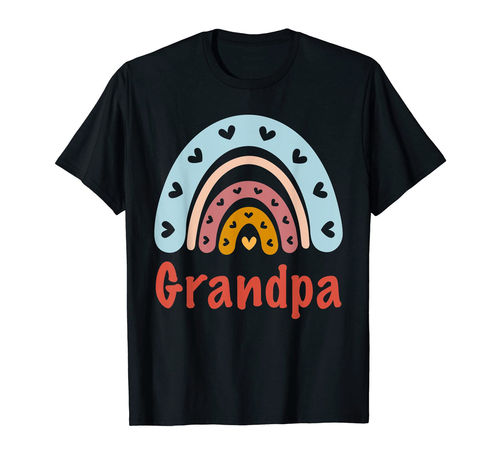 Grandpa Birthday Rainbow Boho Grandpa T-Shirt - Fun Novelty Design Unisex - T-Shirt, Sweatshirt, Hoodie