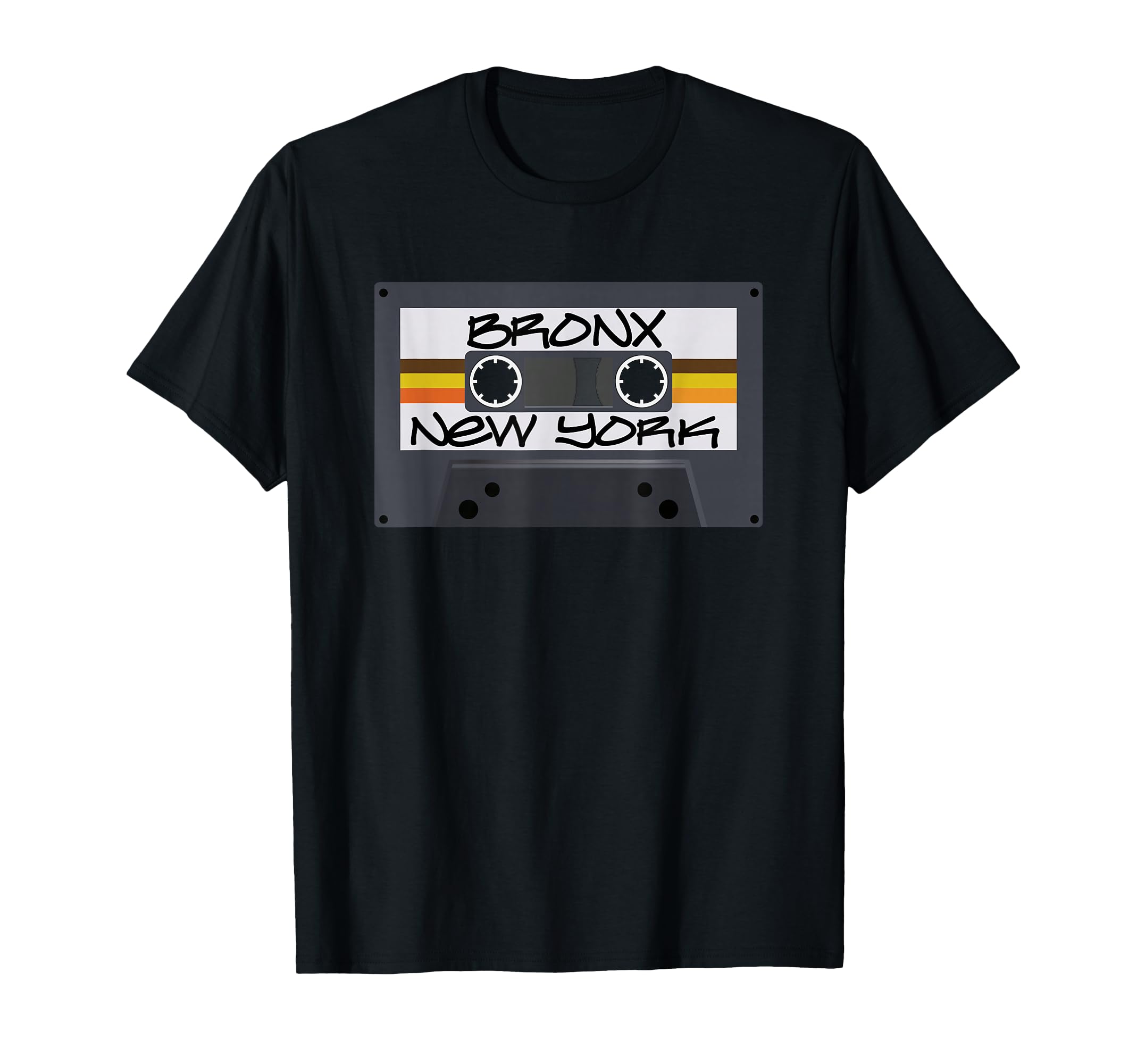 Bronx New York Cassette Tape T-Shirt - Streetwear Style for Adults - T-Shirt, Sweatshirt, Hoodie