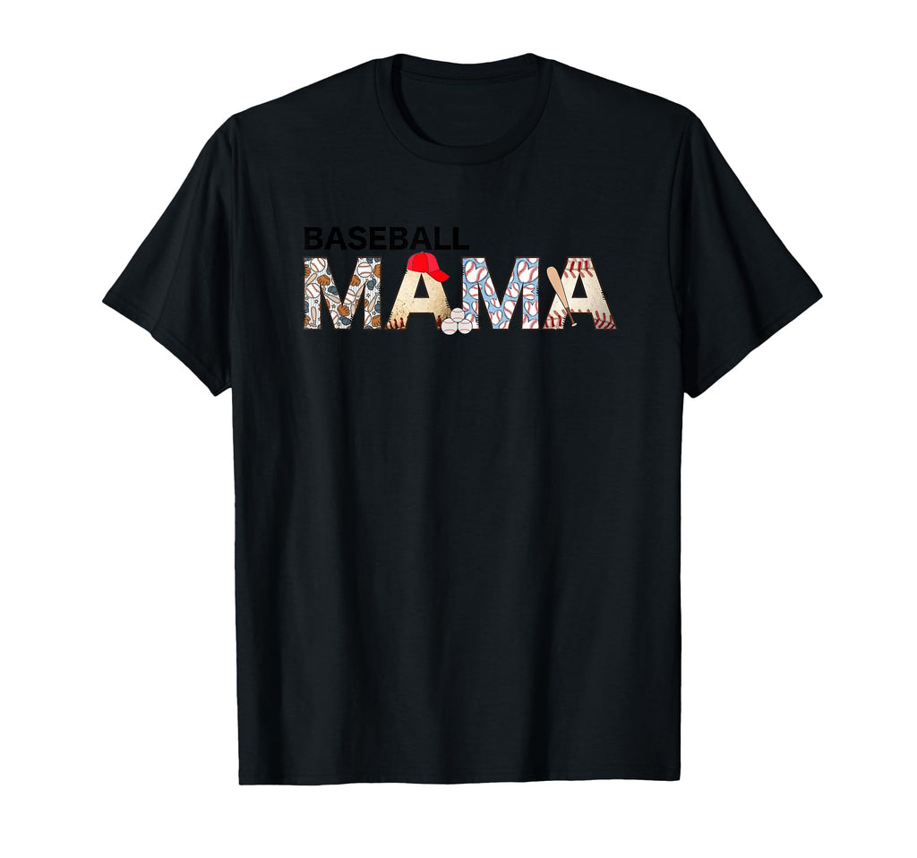 Baseball Mama Enthusiast Sports Lover T-Shirt - Trendy Graphic Men Women - T-Shirt, Sweatshirt, Hoodie