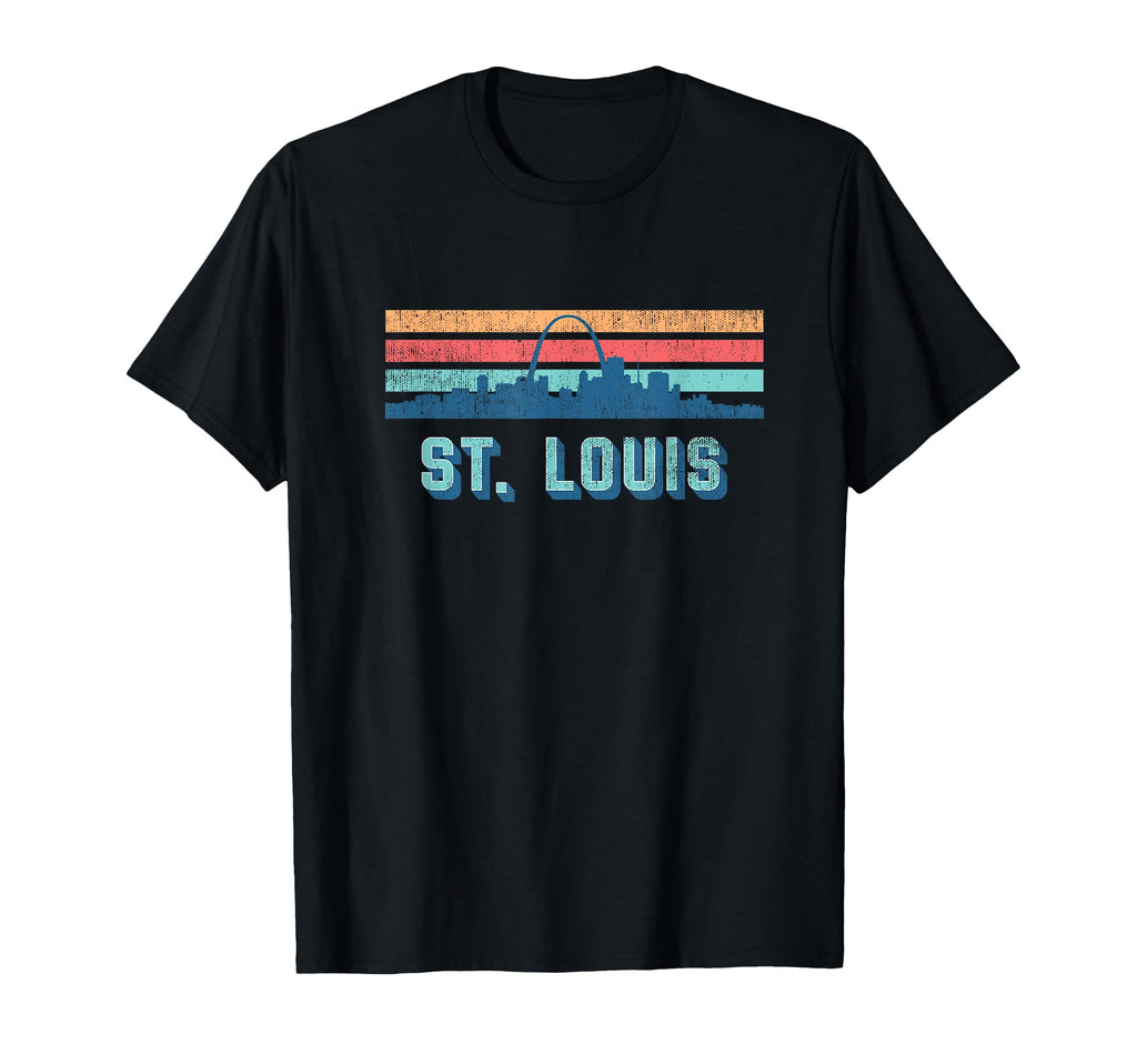 Stl Sunset St Louis Missouri Stl 314 T-Shirt - Novelty Apparel Men Women - T-Shirt, Sweatshirt, Hoodie