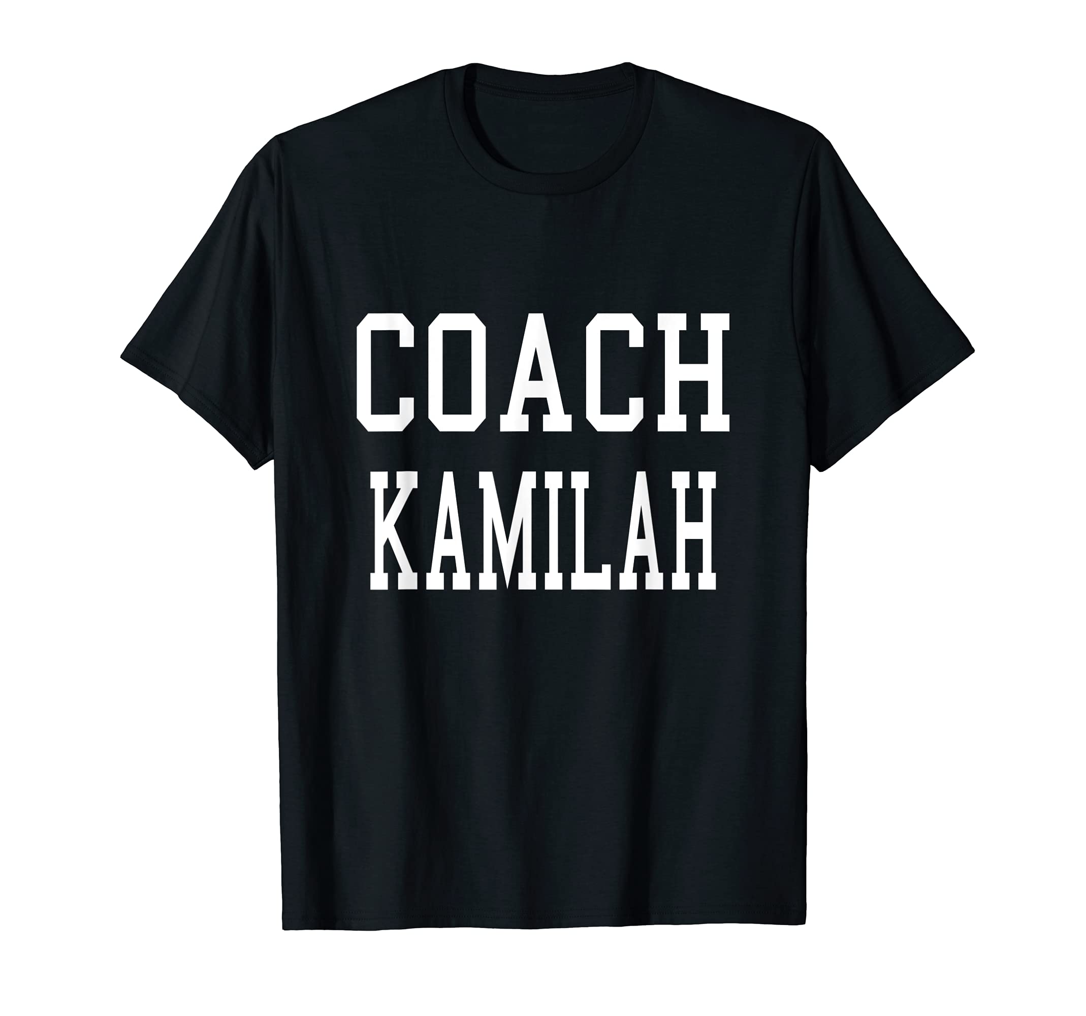 Coach Kamilah Custom Football T-Shirt - Fun Novelty Design for Adults - T-Shirt, Sweatshirt, Hoodie