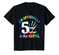 Im Officially Handful 5Th Birthday T-Shirt - Novelty Apparel Men Women - T-Shirt, Sweatshirt, Hoodie