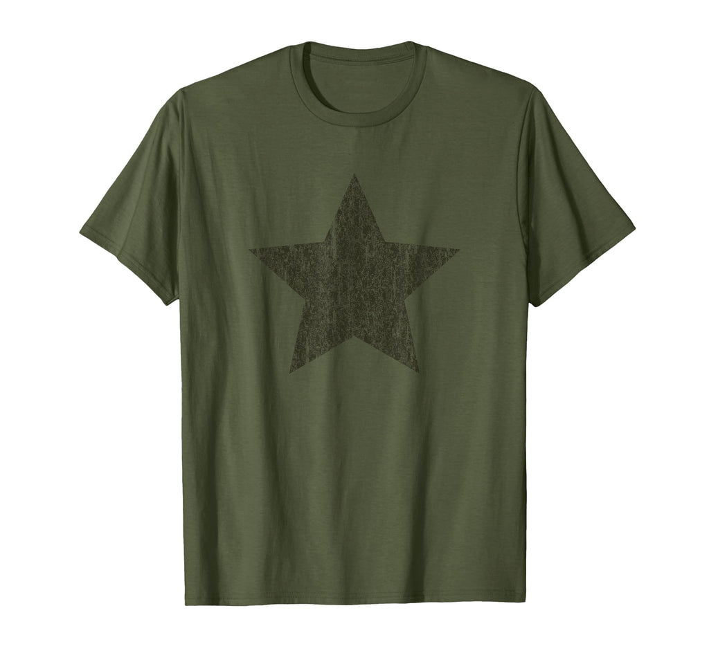 Star Distressed Grunge Green T-Shirt - Novelty Apparel Men Women - T-Shirt, Sweatshirt, Hoodie