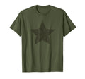 Star Distressed Grunge Green T-Shirt - Novelty Apparel Men Women - T-Shirt, Sweatshirt, Hoodie