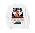 Stolen Land Sunset Mountain Sweatshirt - Custom Art Print Men Women - T-Shirt, Sweatshirt, Hoodie