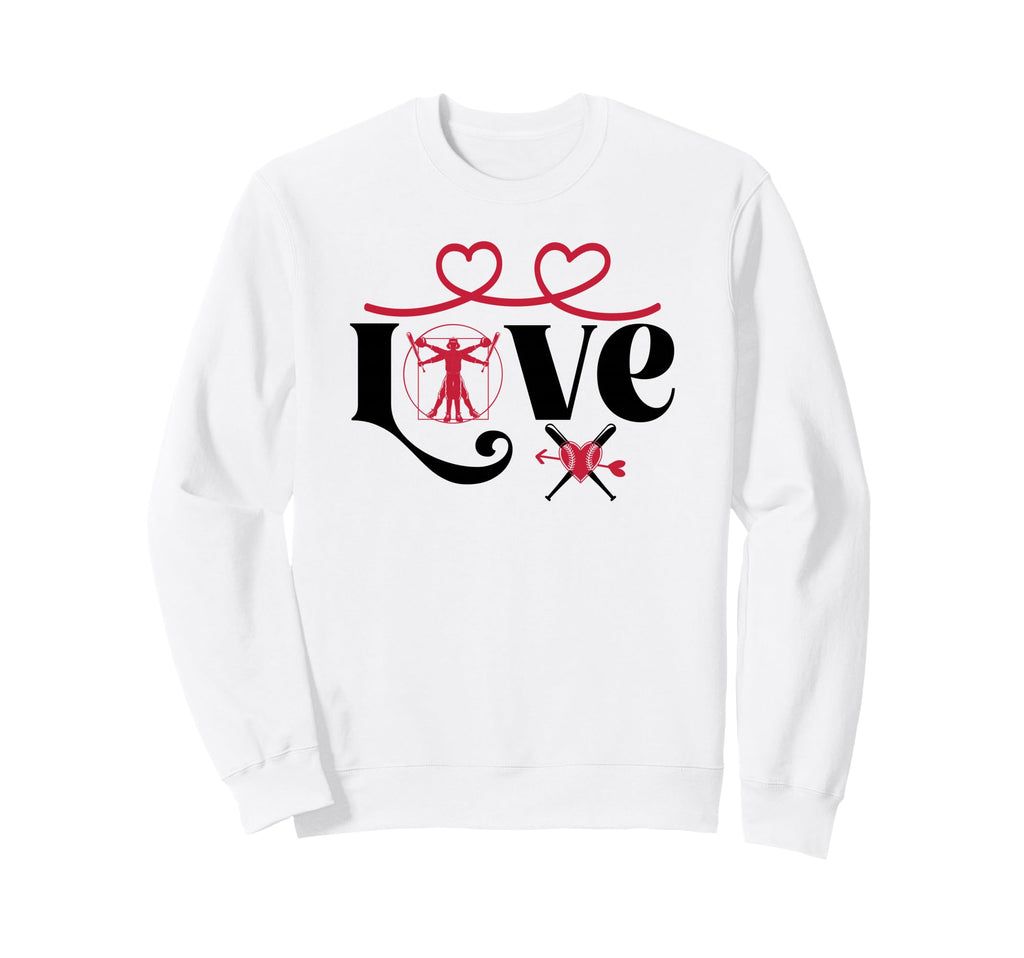 Baseball Softball Baseball Mom Love Sweatshirt - Aesthetic Graphic Unisex - T-Shirt, Sweatshirt, Hoodie