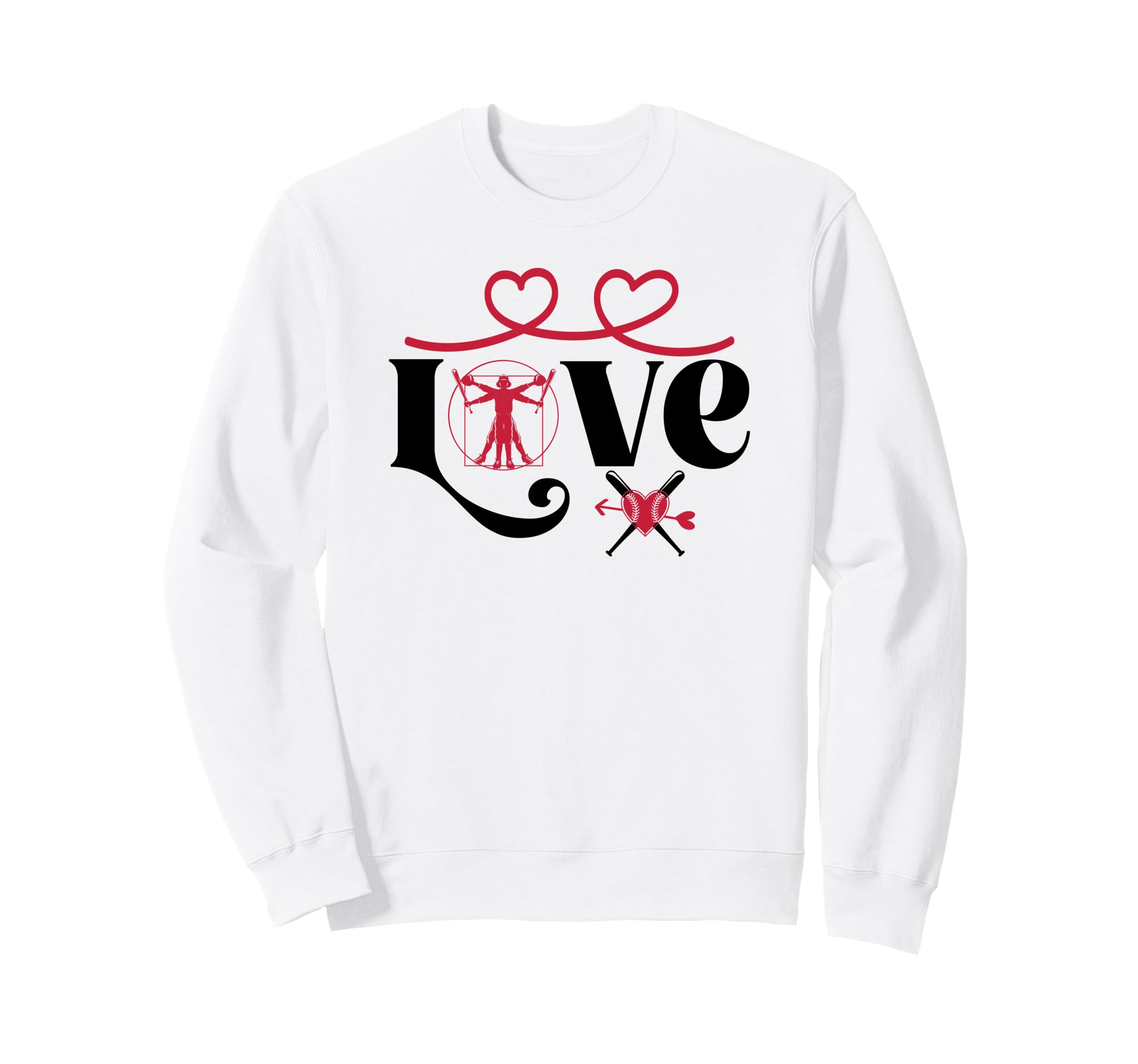 Baseball Softball Baseball Mom Love Sweatshirt - Aesthetic Graphic Unisex - T-Shirt, Sweatshirt, Hoodie