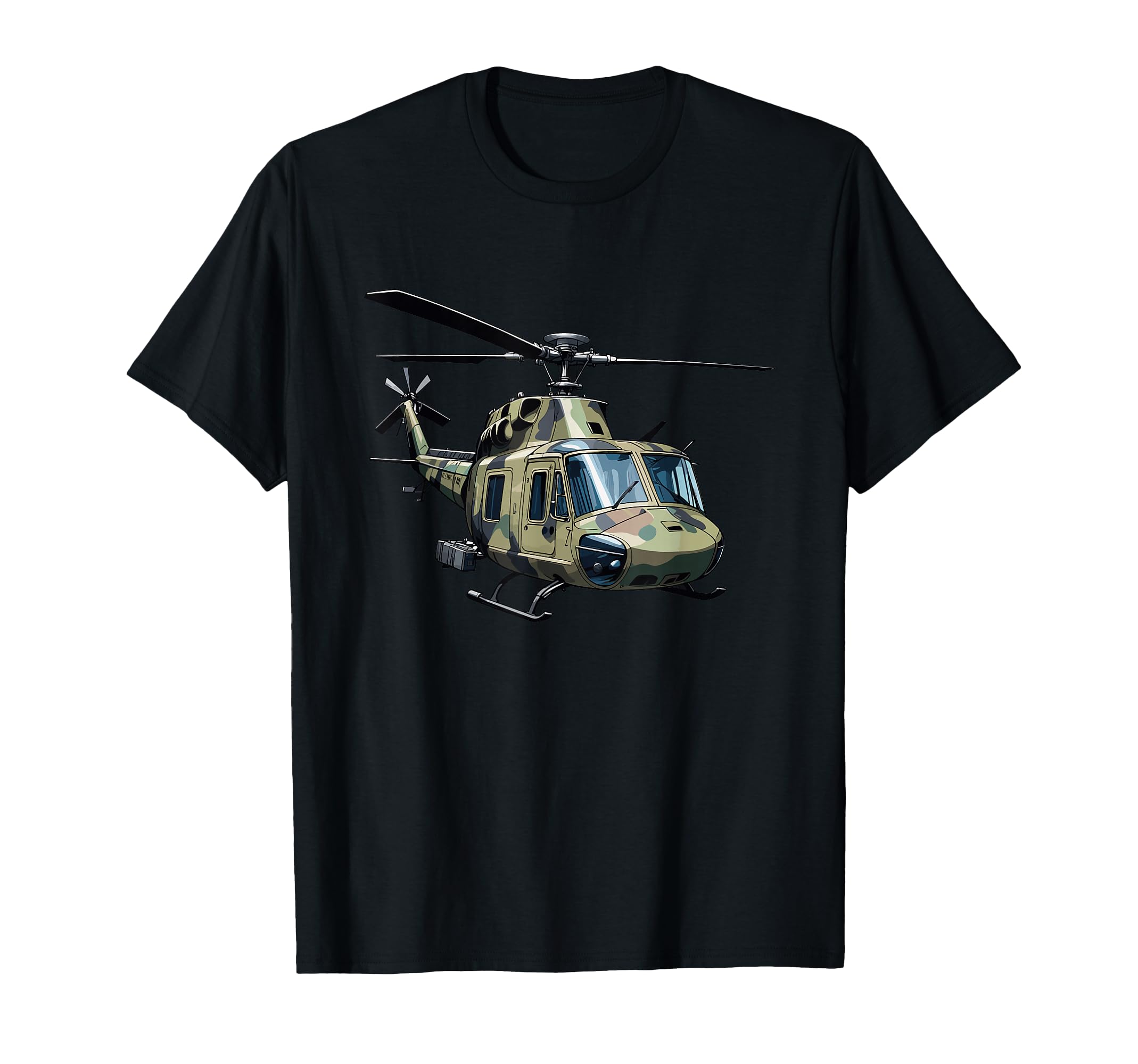 Uh 1 Huey Helicopter Sunset Vietnam T-Shirt - Novelty Apparel Unisex - T-Shirt, Sweatshirt, Hoodie