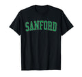 Sanford Fl Distressed Green Varsity T-Shirt - Trendy Graphic Unisex - T-Shirt, Sweatshirt, Hoodie
