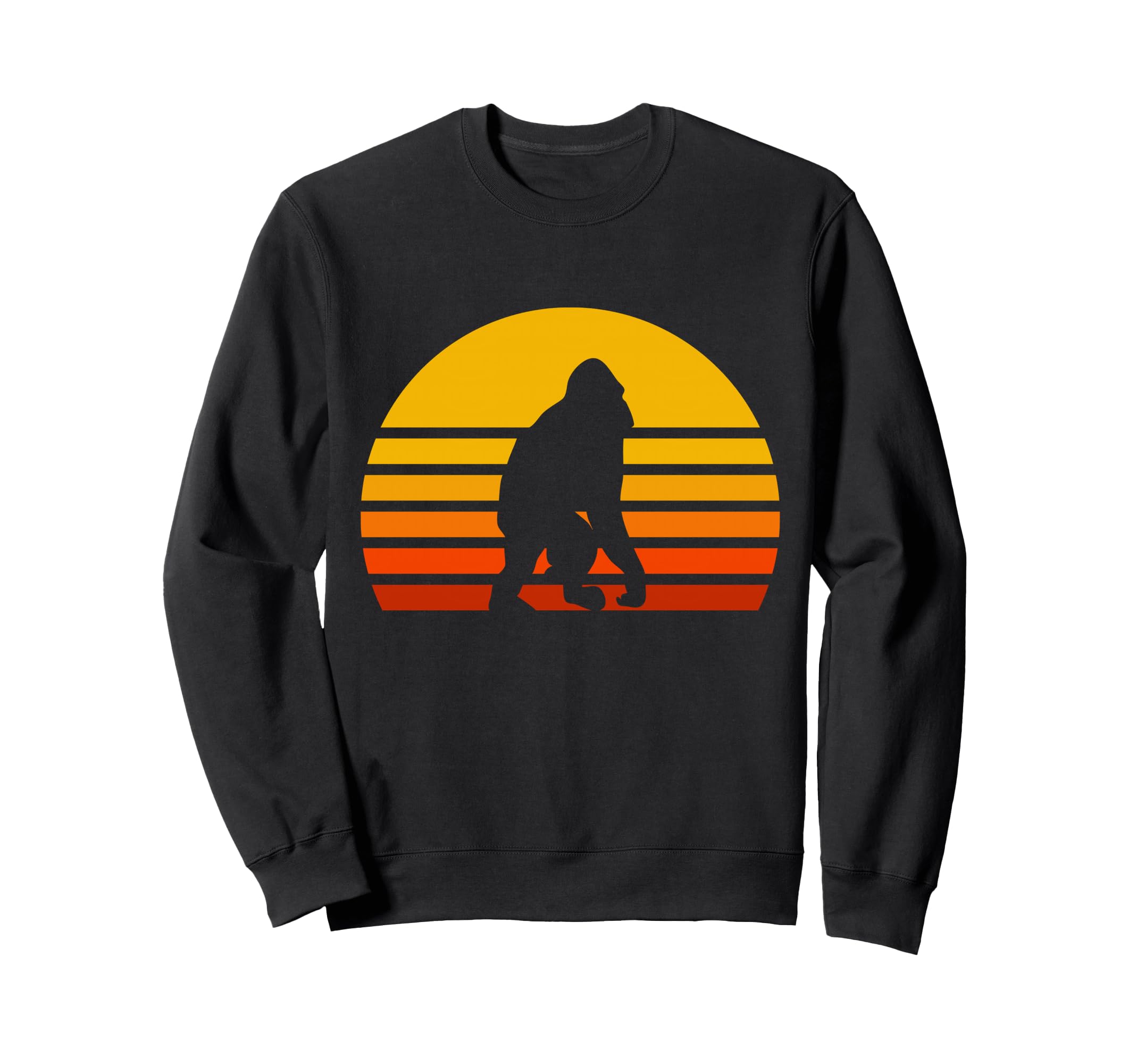 Monkey Sunset Ape Sweatshirt - Unique Graphic for Adults - T-Shirt, Sweatshirt, Hoodie