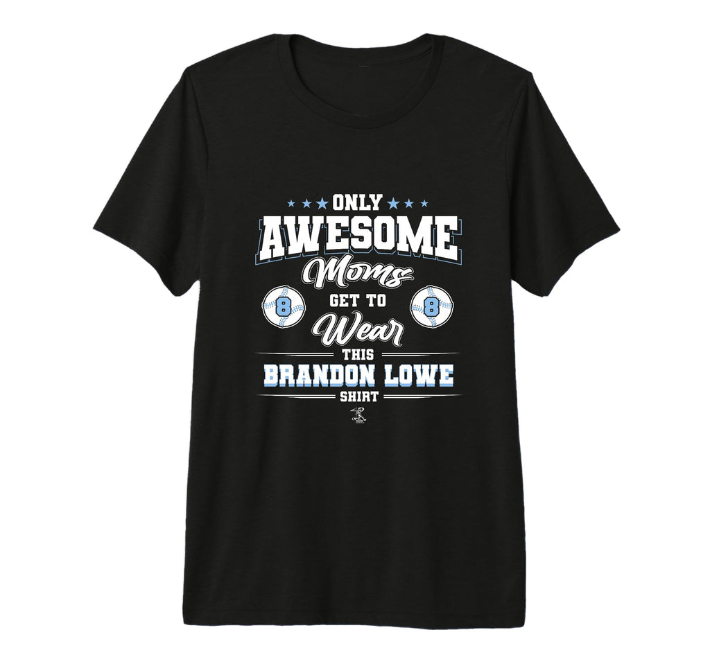 Brandon Lowe Awesome Moms Tri Blend T-Shirt - Custom Art Print Unisex - T-Shirt, Sweatshirt, Hoodie