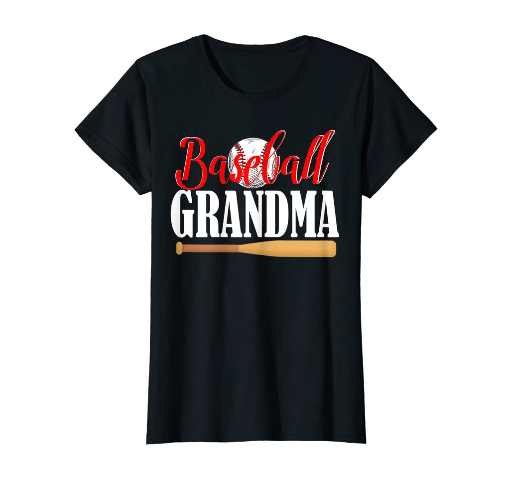 Womens Baseball Grandma Mothers Day T-Shirt - Novelty Apparel Men Women - T-Shirt, Sweatshirt, Hoodie