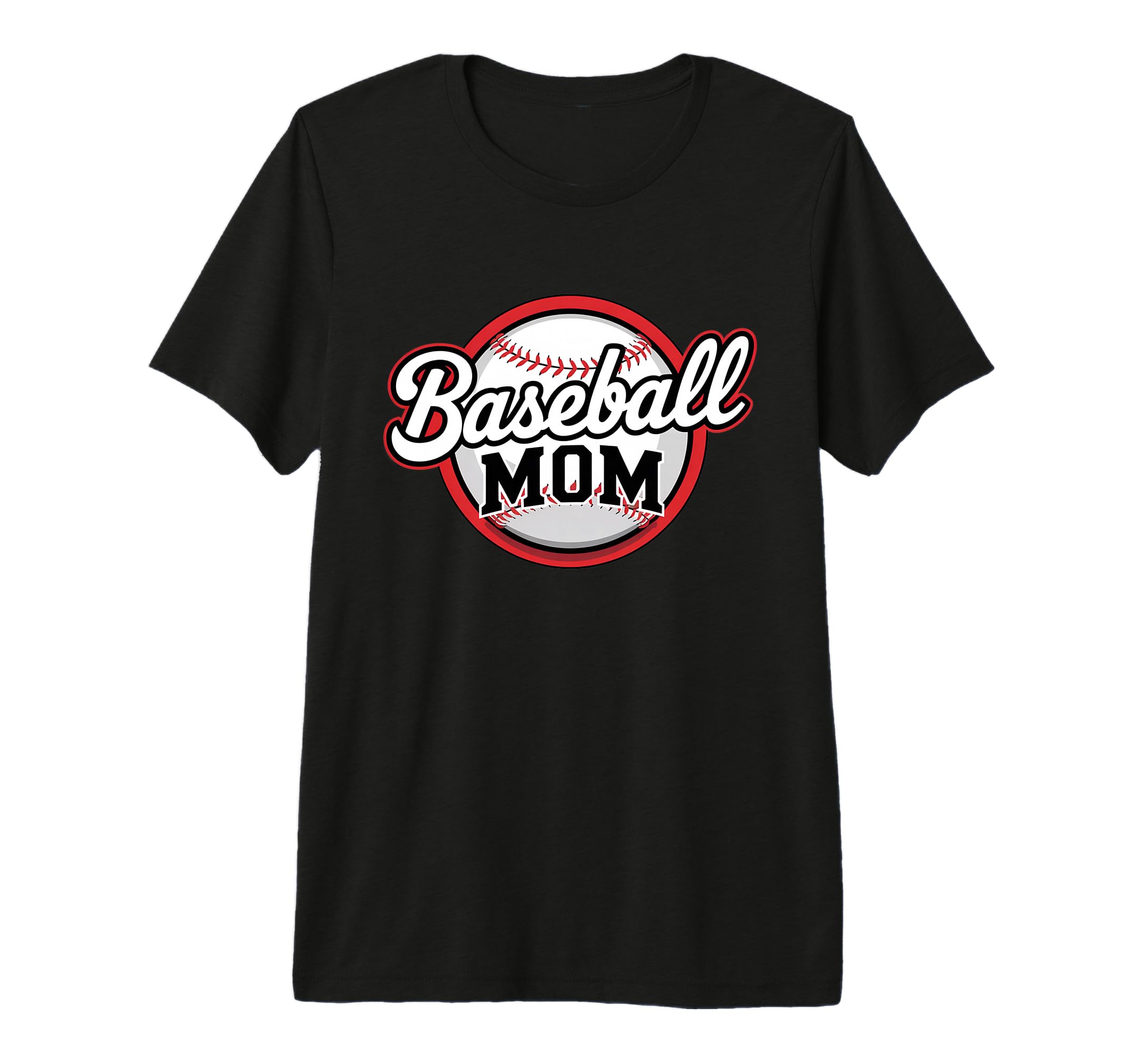 American Baseball Mom Mama Tri Blend T-Shirt - Aesthetic Graphic Unisex - T-Shirt, Sweatshirt, Hoodie