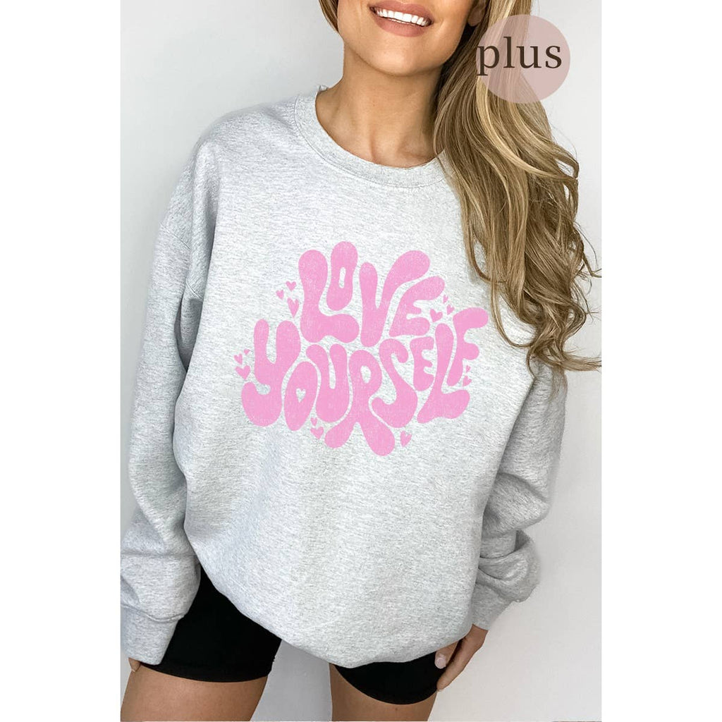Love Your Self Vintage Graphic Plus - Adult & Kids T-Shirts, Sweatshirts & Hoodies apparel design preview 1