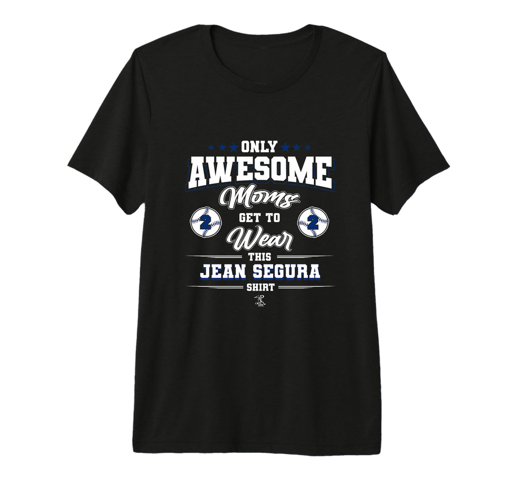 Jean Segura Awesome Moms Tri Blend T-Shirt - Novelty Apparel Unisex - T-Shirt, Sweatshirt, Hoodie