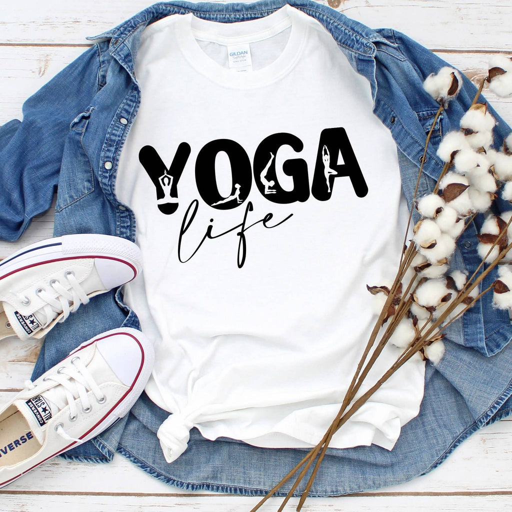 Yoga Life - Adult & Kids T-Shirts, Sweatshirts & Hoodies apparel design preview 1