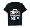 Cheer Mom Mother Bow Cheerleader T-Shirt - Casual Everyday Wear Unisex - T-Shirt, Sweatshirt, Hoodie