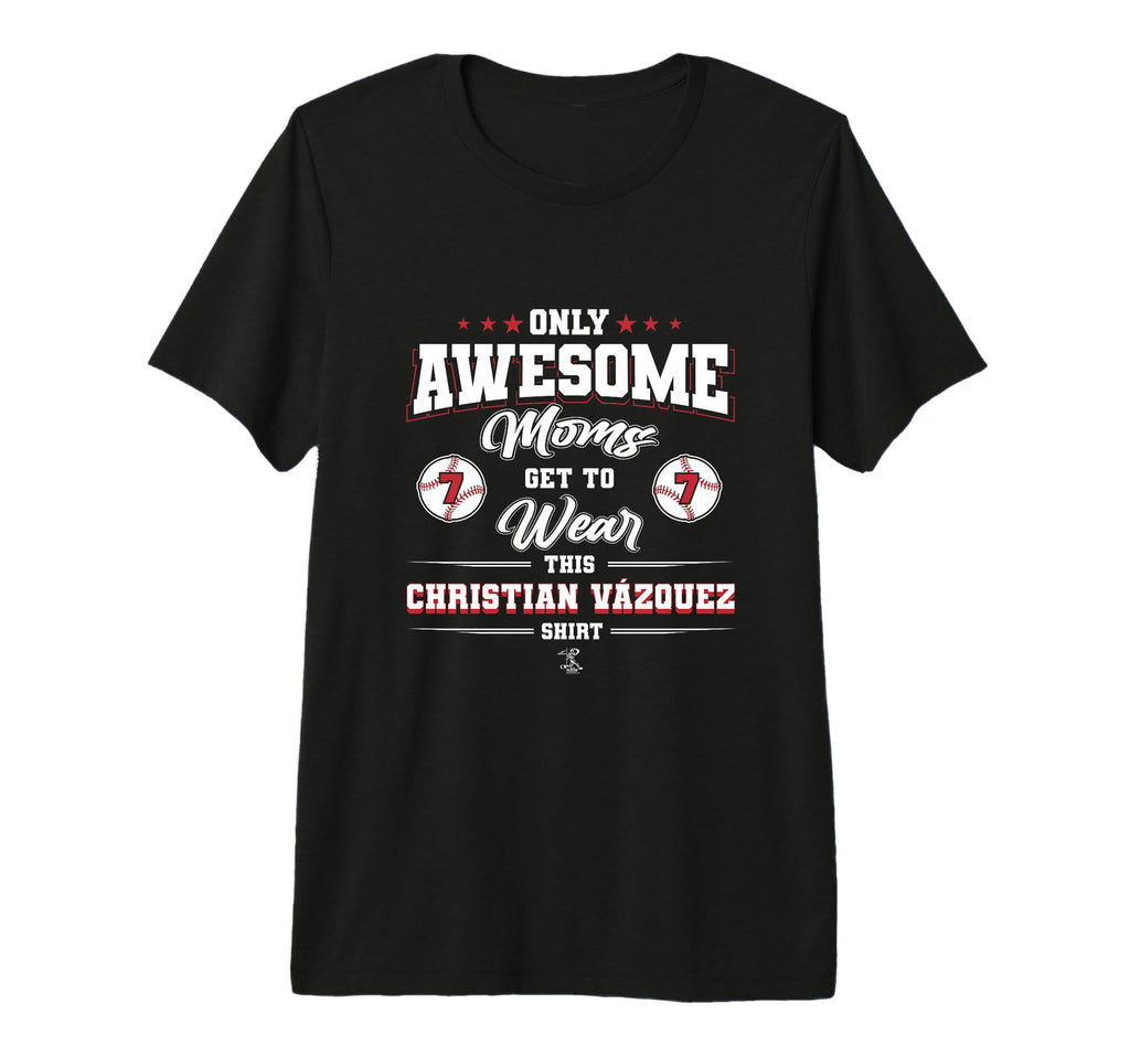 Christian Vazquez Awesome Moms Tri T-Shirt - Aesthetic Graphic Men Women - T-Shirt, Sweatshirt, Hoodie