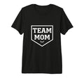 Baseball Team Mom Tri Blend T-Shirt - Aesthetic Graphic for Adults - T-Shirt, Sweatshirt, Hoodie