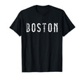 Boston Massachusetts Distressed T-Shirt - Graphic Print for Adults - T-Shirt, Sweatshirt, Hoodie