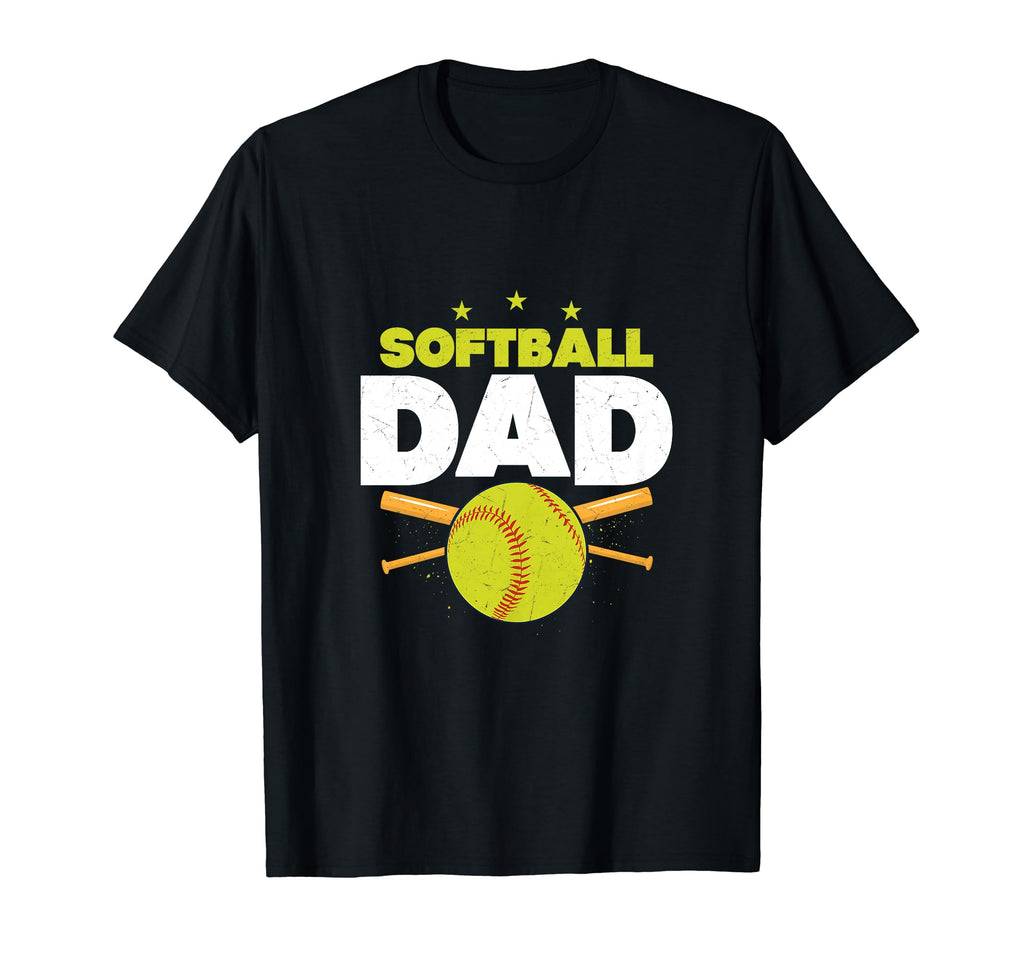 Softball Dad Just Like Baseball Dad Player T-Shirt - Trendy Graphic Unisex - T-Shirt, Sweatshirt, Hoodie