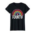 40Th Birthday Gift Rainbow Fan 40 T-Shirt - Fun Novelty Design Unisex - T-Shirt, Sweatshirt, Hoodie