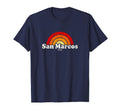 San Marcos Texas Tx 70S Rainbow T-Shirt - Novelty Apparel Men Women - T-Shirt, Sweatshirt, Hoodie