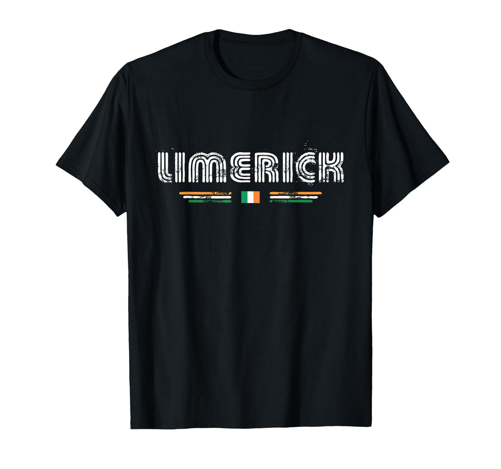 Limerick Ireland 70S 80S Type T-Shirt - Graphic Print Unisex - T-Shirt, Sweatshirt, Hoodie