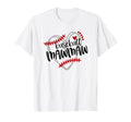 Baseball Heart Mawmaw Grandma Trendy T-Shirt - Novelty Apparel Unisex - T-Shirt, Sweatshirt, Hoodie
