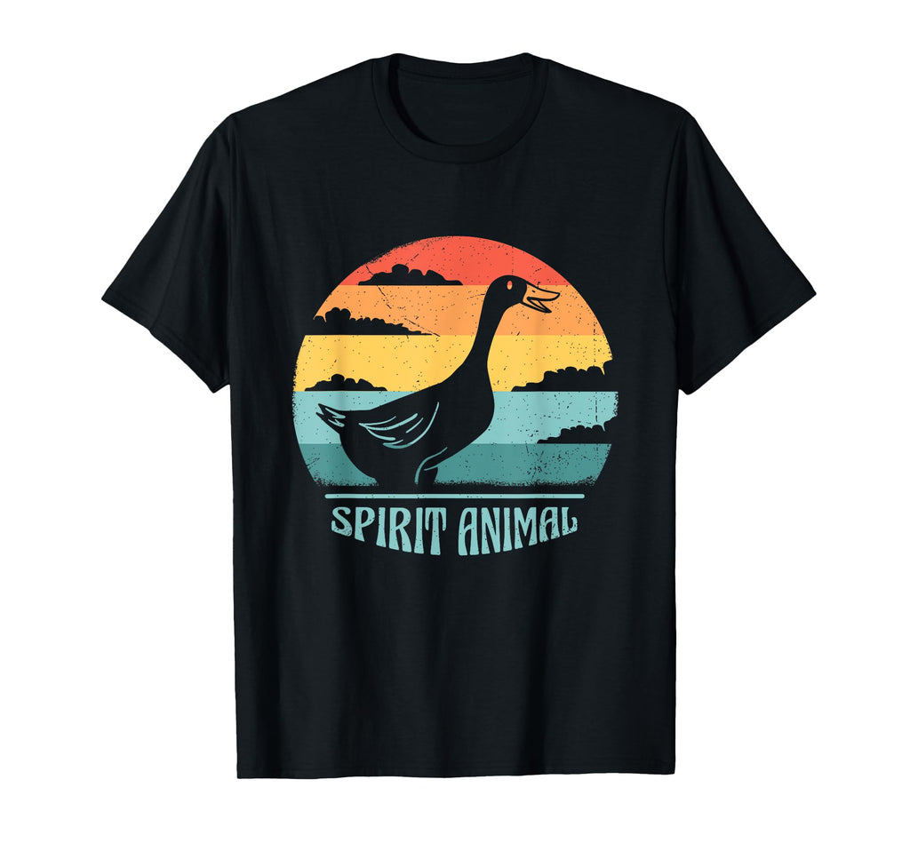 Goose Spirit Animal Sunset Goose T-Shirt - Custom Art Print Men Women - T-Shirt, Sweatshirt, Hoodie