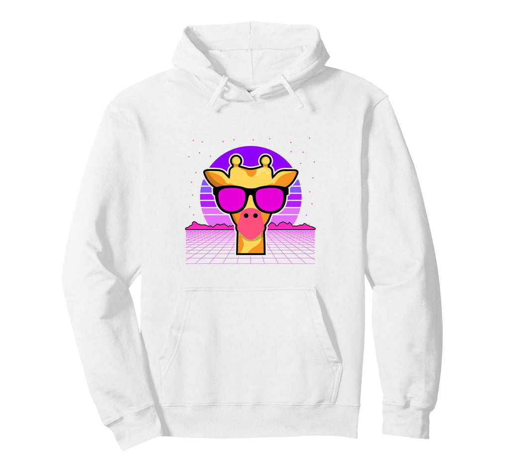 Aesthetic Vaporwave Outfits Giraffe Hoodie - Trendy Graphic Unisex - T-Shirt, Sweatshirt, Hoodie