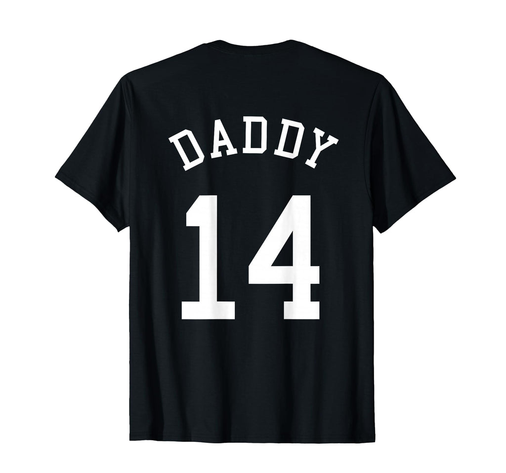 Daddy Uniform No 14 Football Dad T-Shirt - Aesthetic Graphic Men Women - T-Shirt, Sweatshirt, Hoodie