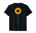 Let It Be Hippie Peace Sunflower Love T-Shirt - Trendy Graphic Unisex - T-Shirt, Sweatshirt, Hoodie