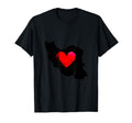 Iran Heart Peace Symbol Love Persian T-Shirt - Custom Art Print Unisex - T-Shirt, Sweatshirt, Hoodie