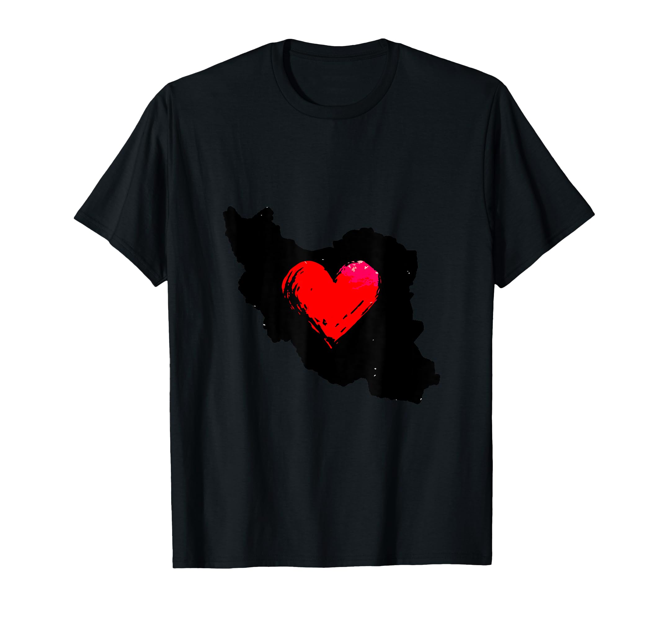 Iran Heart Peace Symbol Love Persian T-Shirt - Custom Art Print Unisex - T-Shirt, Sweatshirt, Hoodie