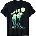 Camping Alien Big Foot UFO Introvert Nature Lover - Adult & Kids T-Shirts, Sweatshirts & Hoodies apparel design preview 1