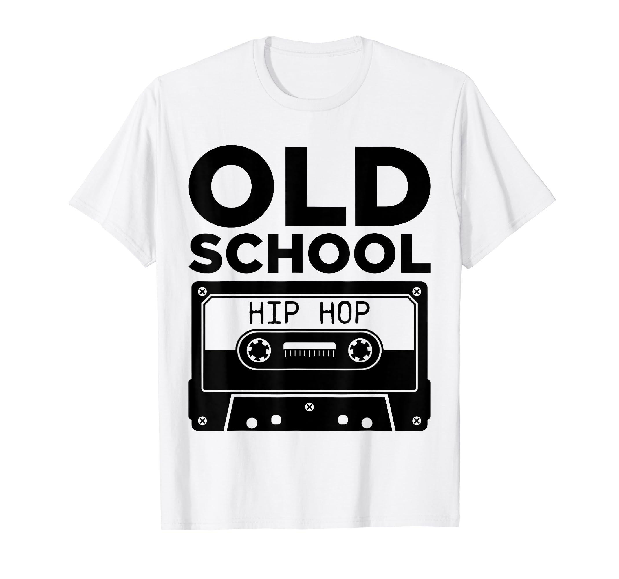 Old School Hip Hop Cassette Tape Rap T-Shirt - Custom Art Print Men Women - T-Shirt, Sweatshirt, Hoodie