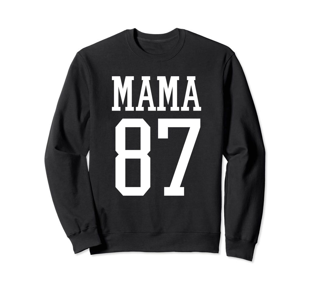 Number 87 Mama Biggest Fan Spirit Sweatshirt - Custom Art Print for Adults - T-Shirt, Sweatshirt, Hoodie