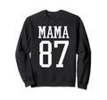 Number 87 Mama Biggest Fan Spirit Sweatshirt - Custom Art Print for Adults - T-Shirt, Sweatshirt, Hoodie