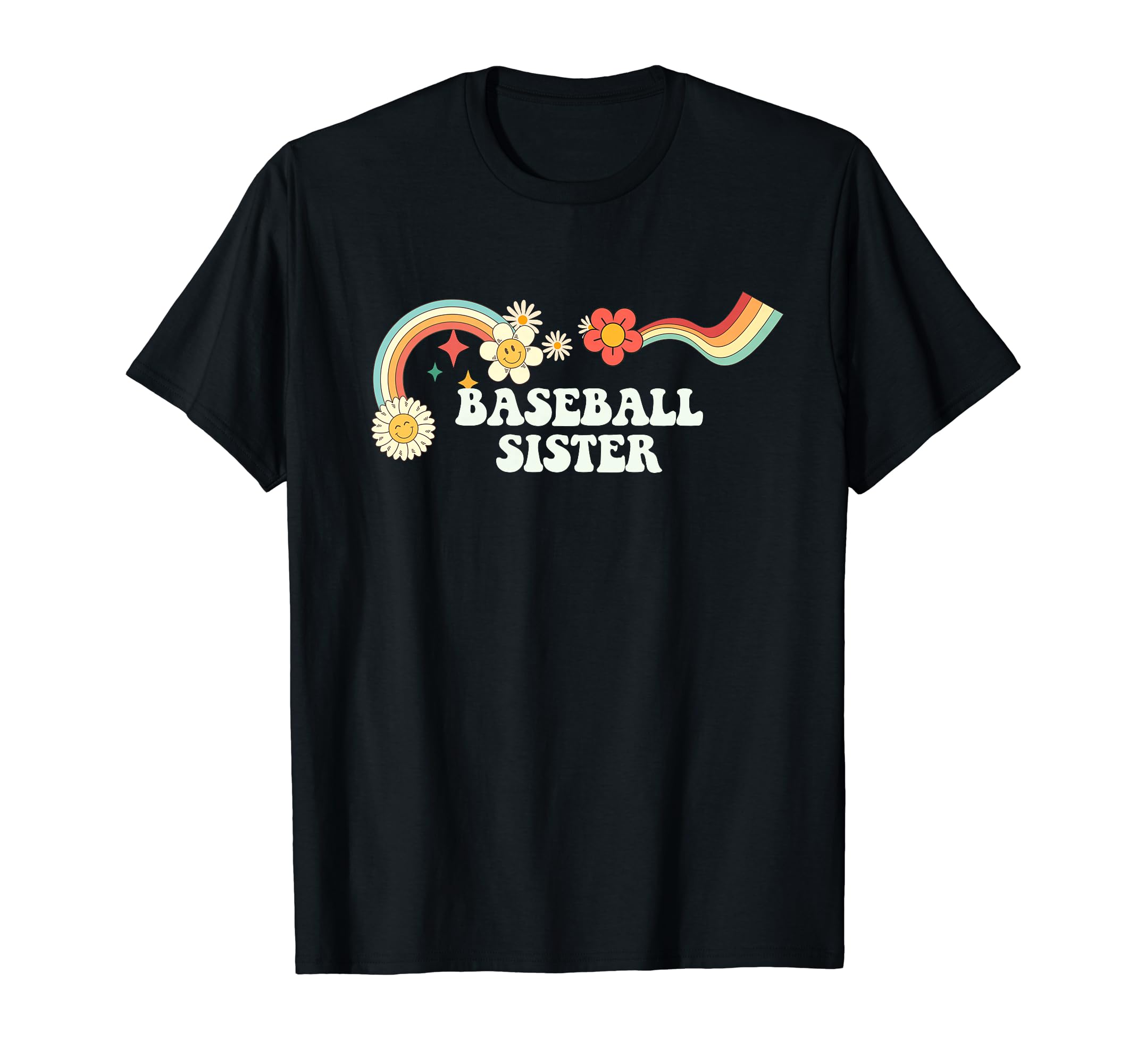 Groovy Funny Baseball Sister T-Shirt - Novelty Apparel for Adults - T-Shirt, Sweatshirt, Hoodie