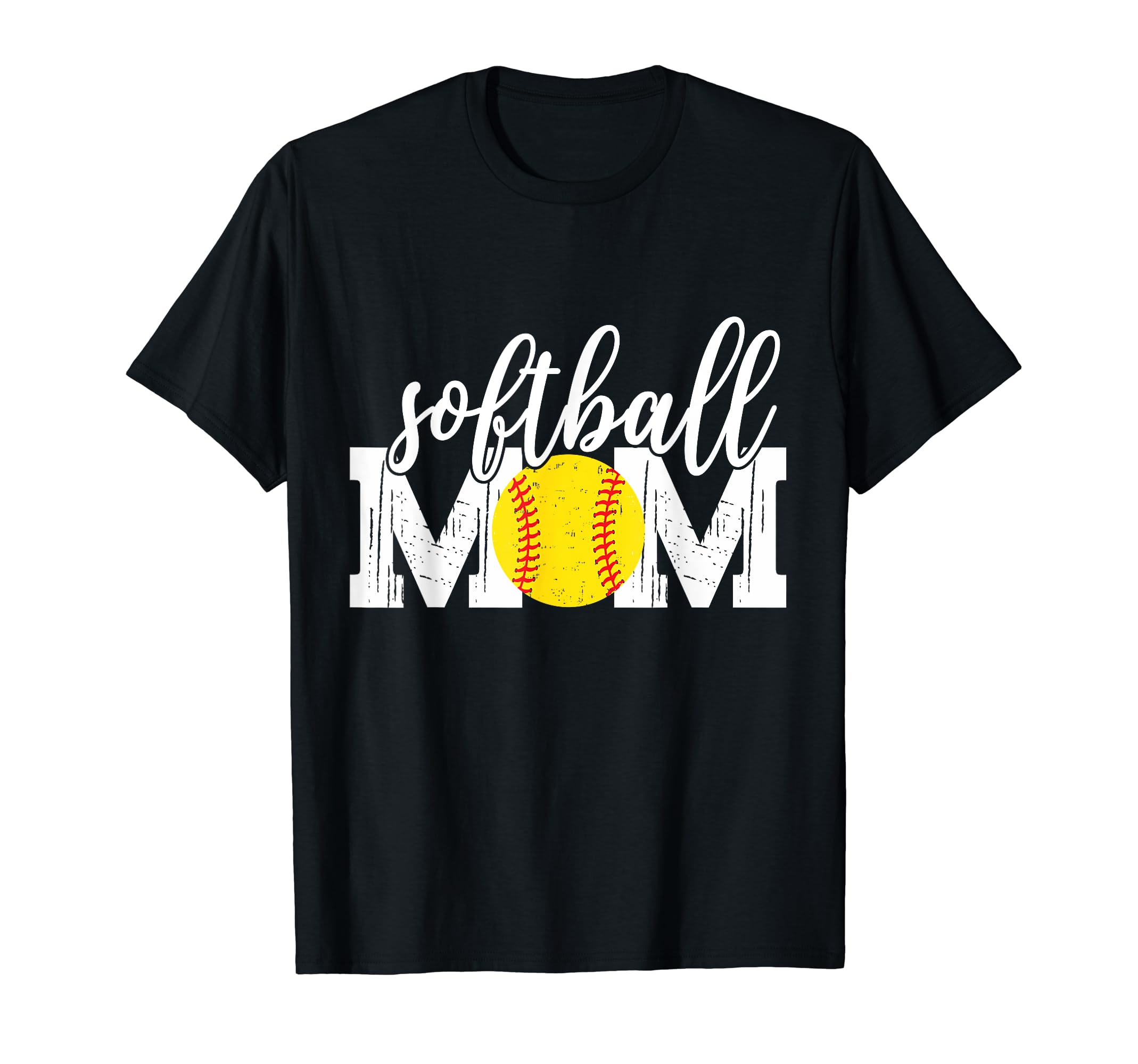 Softball Mom Fans Baseball Mothers T-Shirt - Minimalist Print for Adults - T-Shirt, Sweatshirt, Hoodie