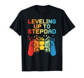 Leveling Up To Stepdad Funny Bonus Dad T-Shirt - Fun Novelty Design Unisex - T-Shirt, Sweatshirt, Hoodie