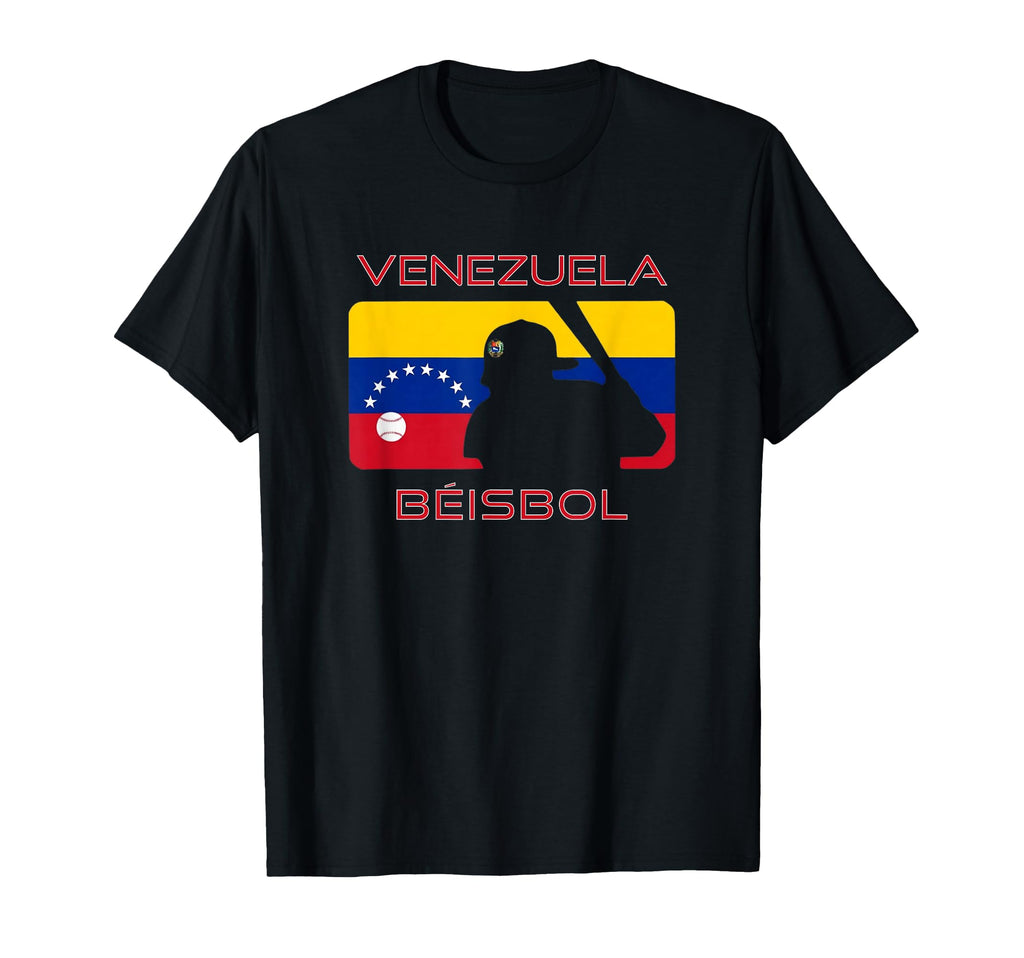Venezuela Beisbol Baseball Flag T-Shirt - Custom Art Print Unisex - T-Shirt, Sweatshirt, Hoodie