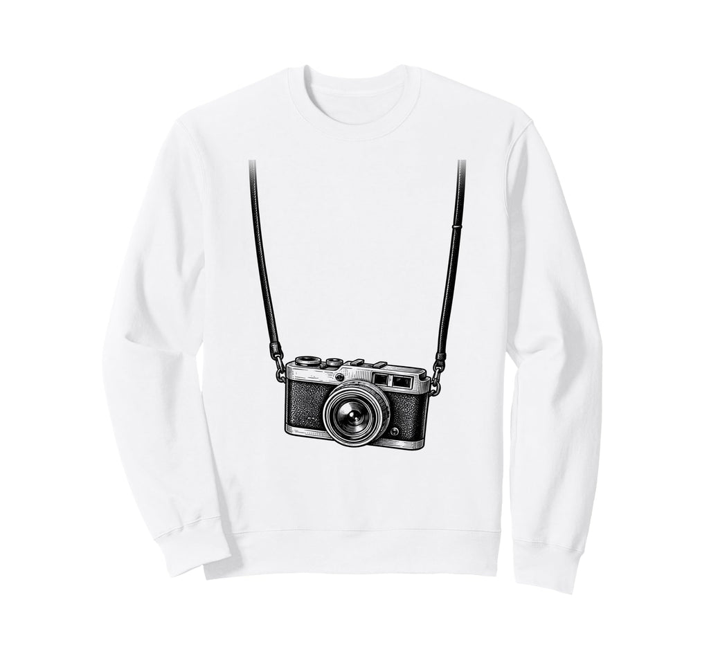 Photographer Camera Funny Sweatshirt - Aesthetic Graphic Men Women - T-Shirt, Sweatshirt, Hoodie