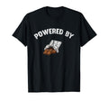 Powered Chocolate T-Shirt - Fun Novelty Design Men Women - T-Shirt, Sweatshirt, Hoodie