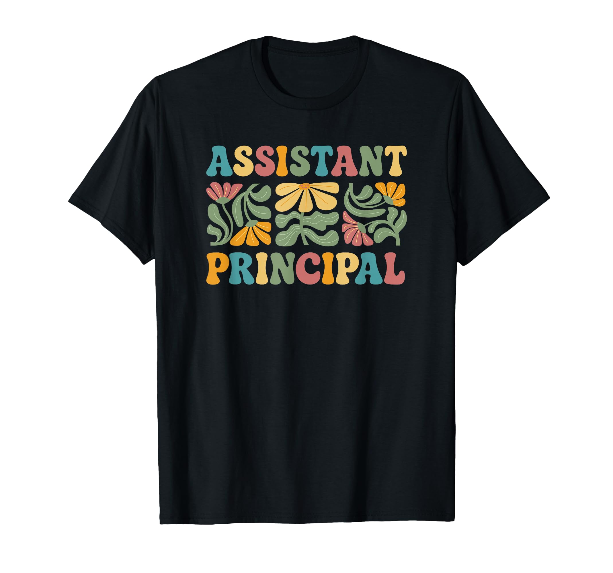 Assistant Principal Boho Flower T-Shirt - Graphic Print Unisex - T-Shirt, Sweatshirt, Hoodie