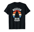 Moscow Idaho Id 80S 70S T-Shirt - Custom Art Print for Adults - T-Shirt, Sweatshirt, Hoodie
